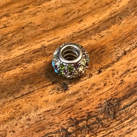 Muticolor Crystal Kaleidoscope Chamilia Charm - Picture 3 of 4